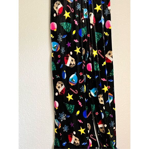 Love on a Hanger One Piece Santa Cat Bib Overalls Jumpsuit M New - Picture 5 of 5